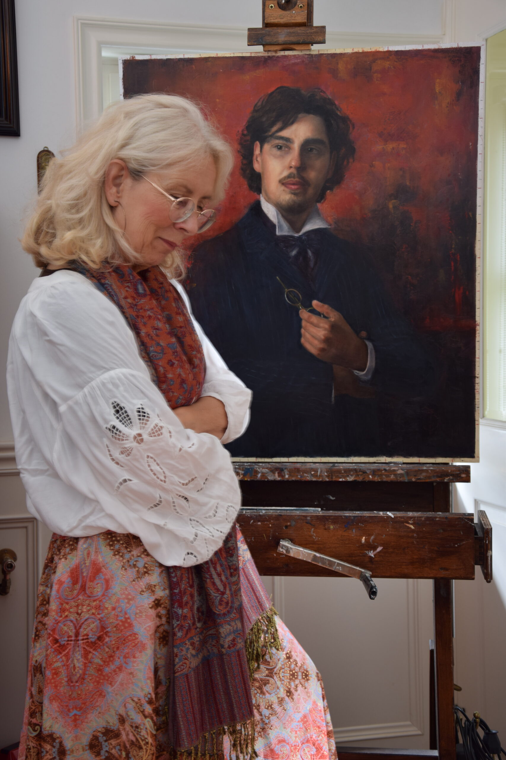 bart wisbrun te zien op het kunstenfestival in Loosbroek